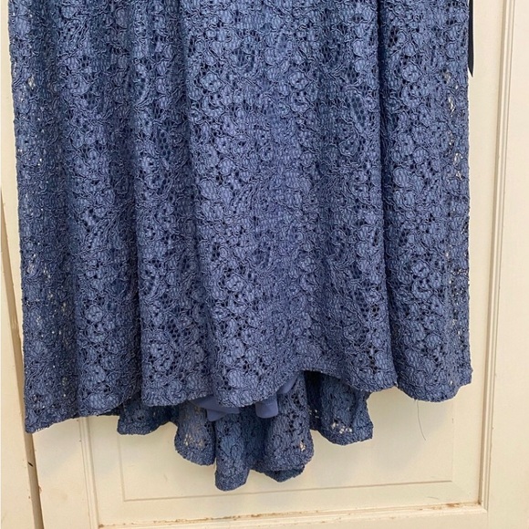 ❤️🌺2X Host Pick🌺❤️ Adrianna Papell Lace Overlay Illusion Dress NWT - Picture 4 of 8